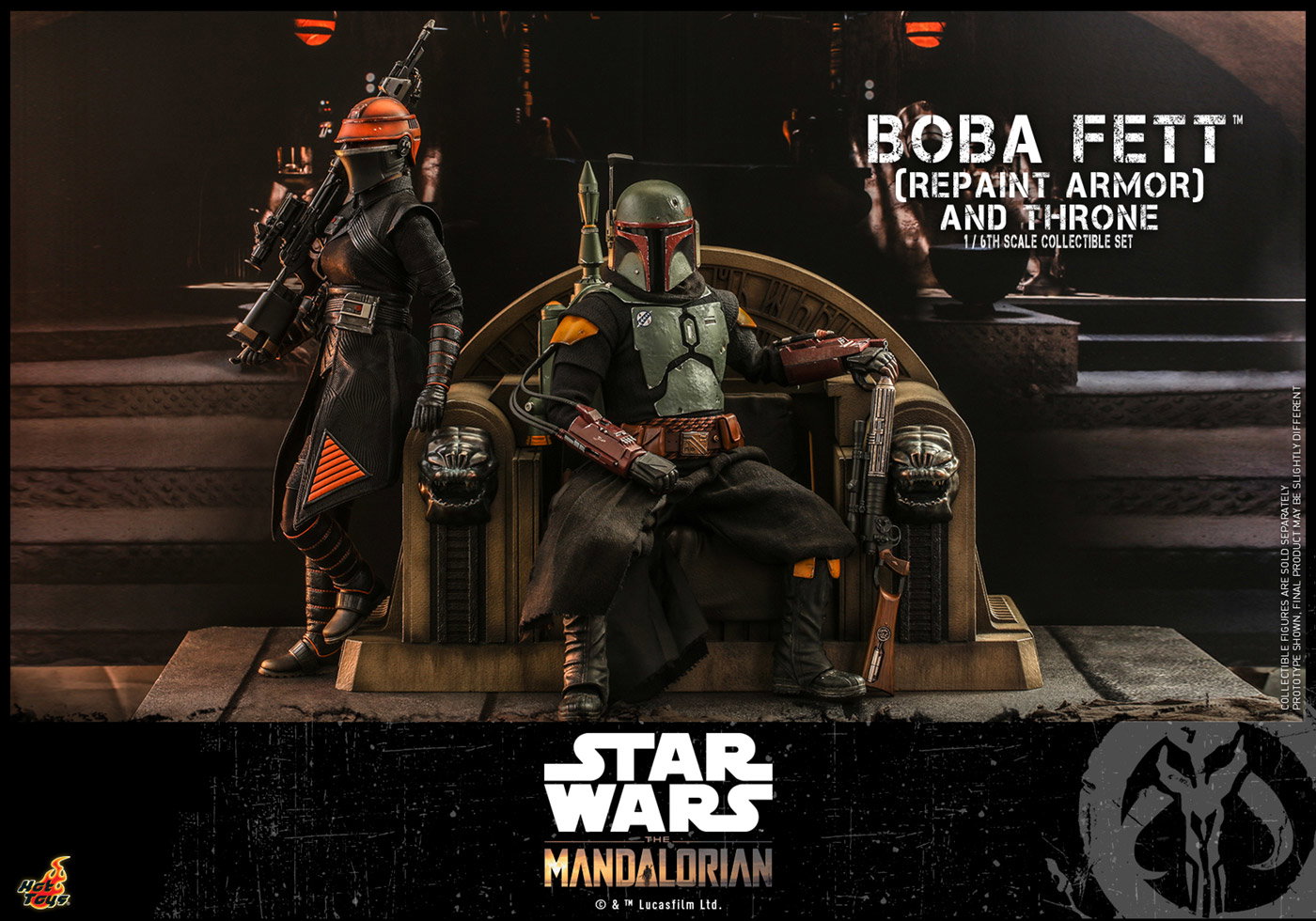 The Mandalorian - Boba Fett (Repaint Armor Version) & Throne image 3