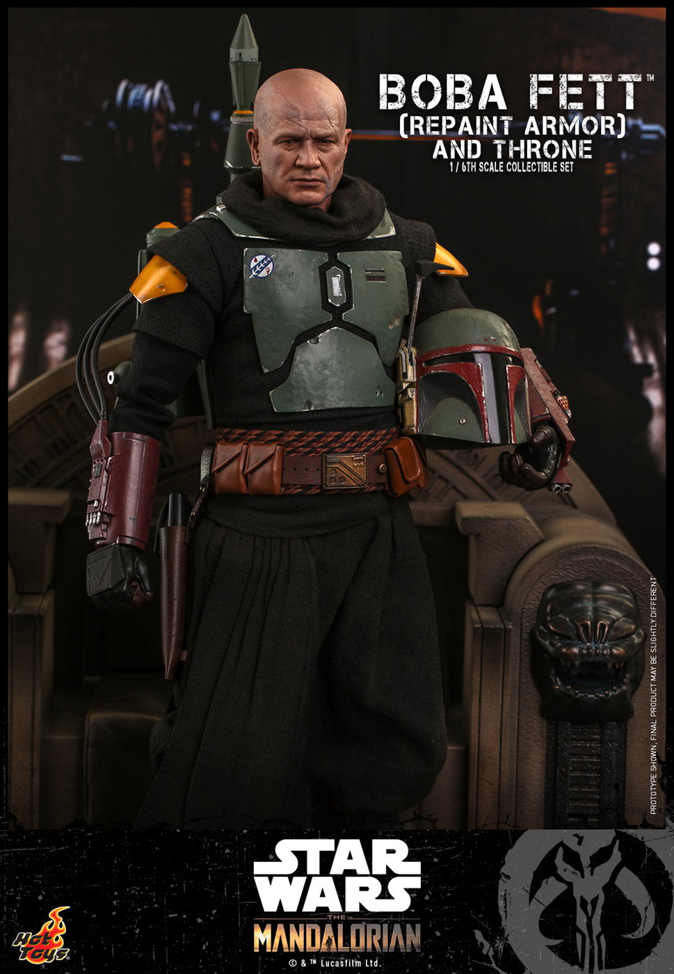 The Mandalorian - Boba Fett (Repaint Armor Version) & Throne image 6