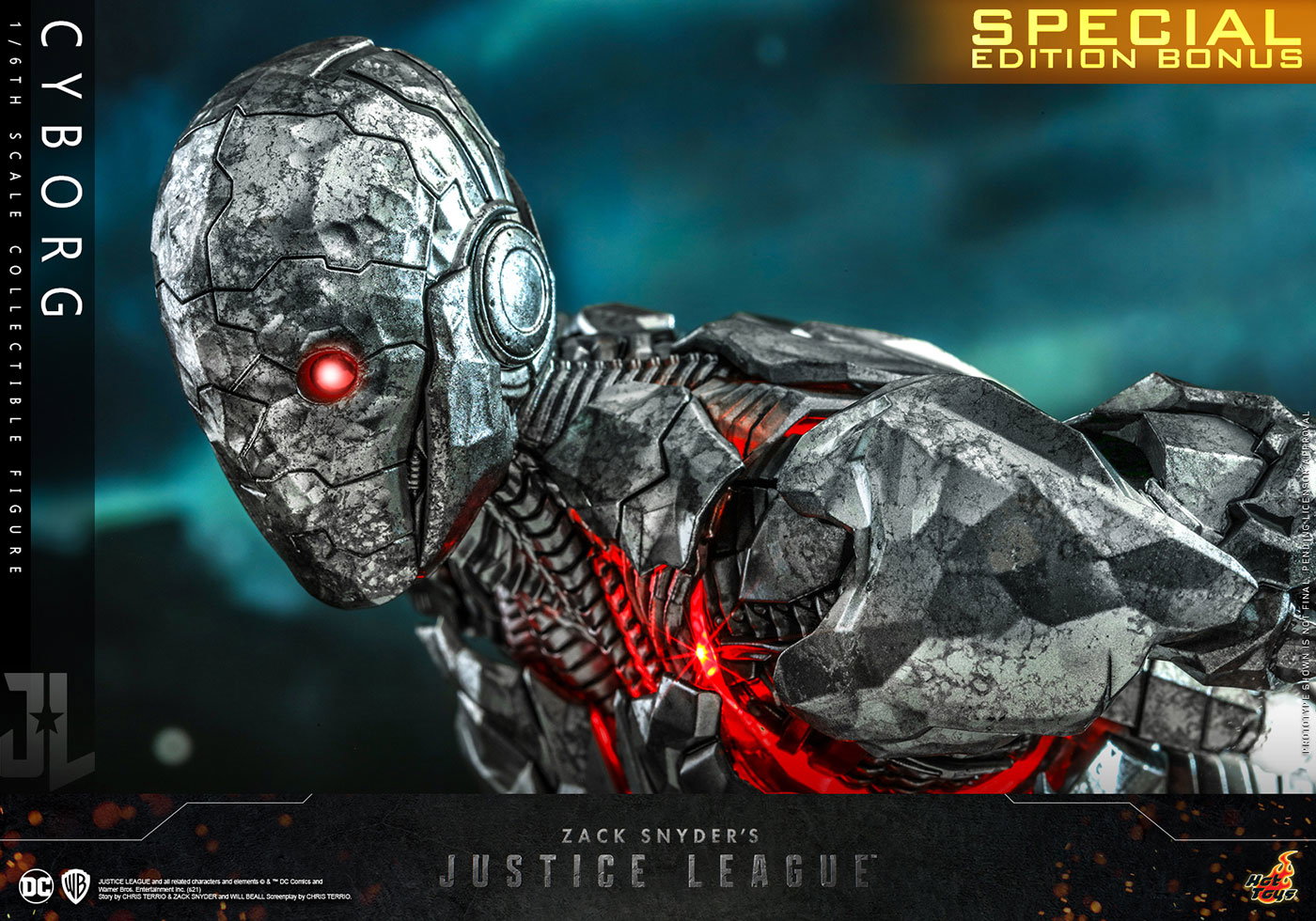 Zack Snyder's Justice League - Cyborg [With Bonus Accessory] image 2