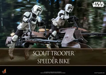 Star Wars / Episode VI Return Of The Jedi - Scout Trooper & Speeder Bike