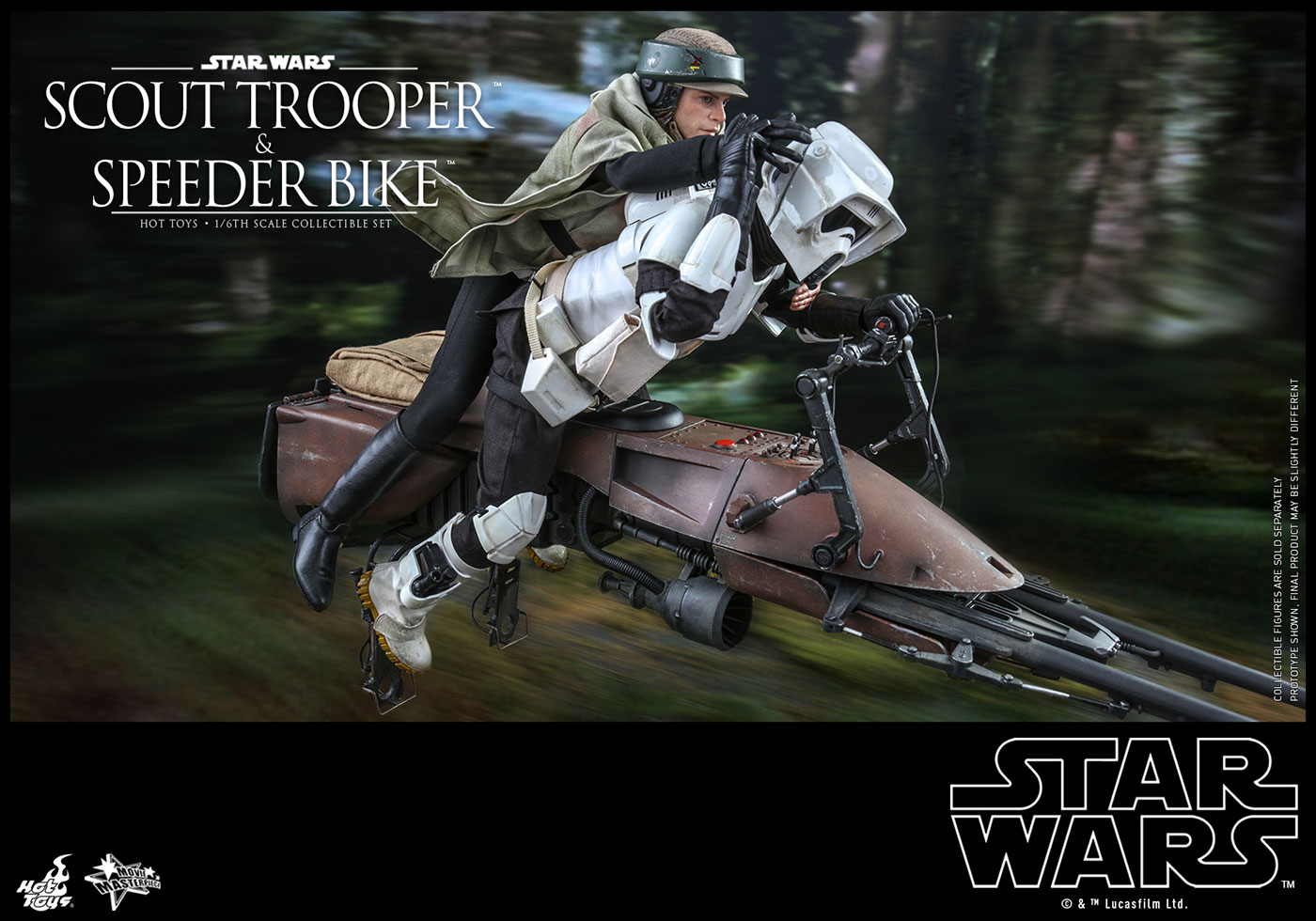 Star Wars / Episode VI Return Of The Jedi - Scout Trooper & Speeder Bike image 10