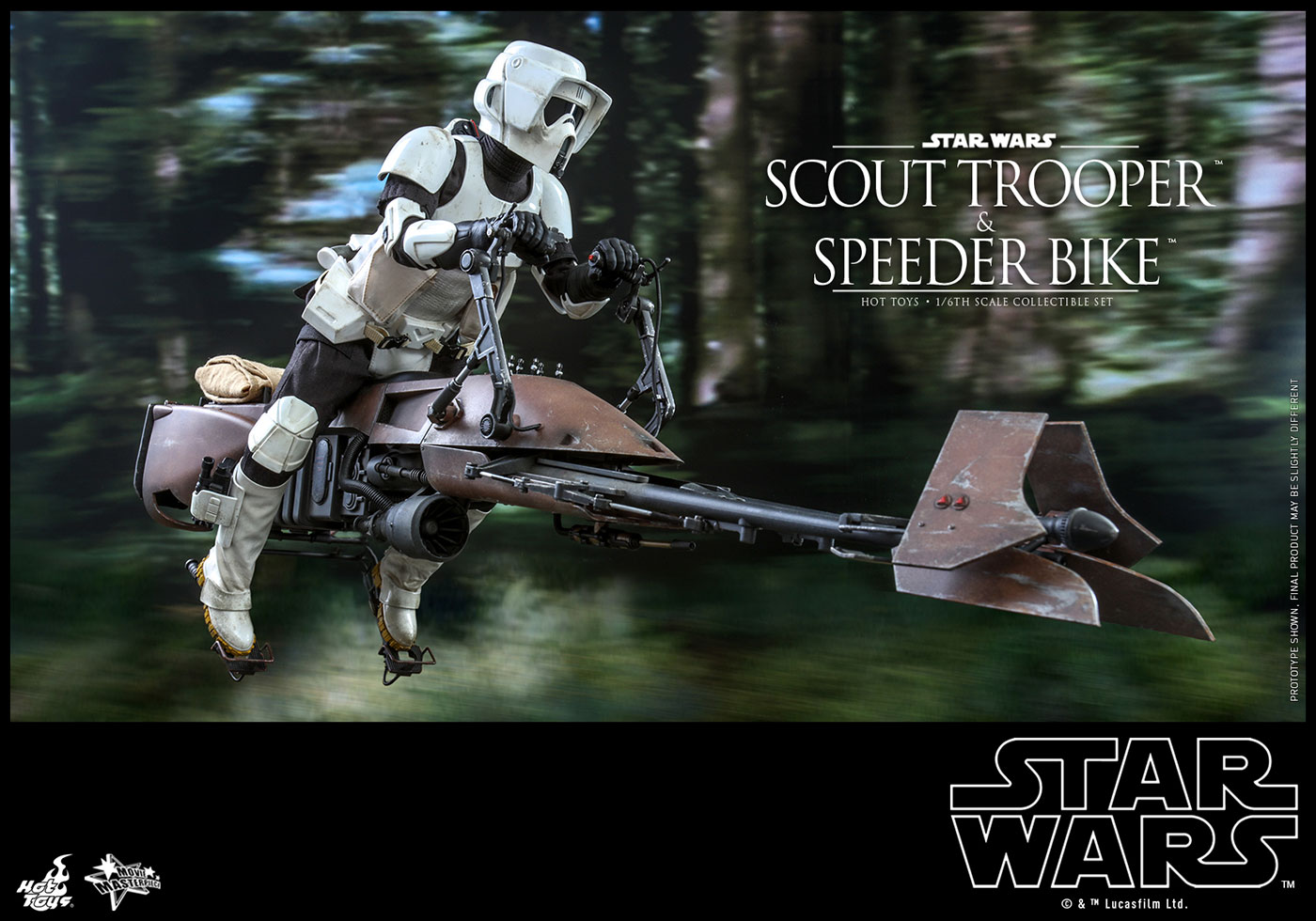 Star Wars / Episode VI Return Of The Jedi - Scout Trooper & Speeder Bike image 4