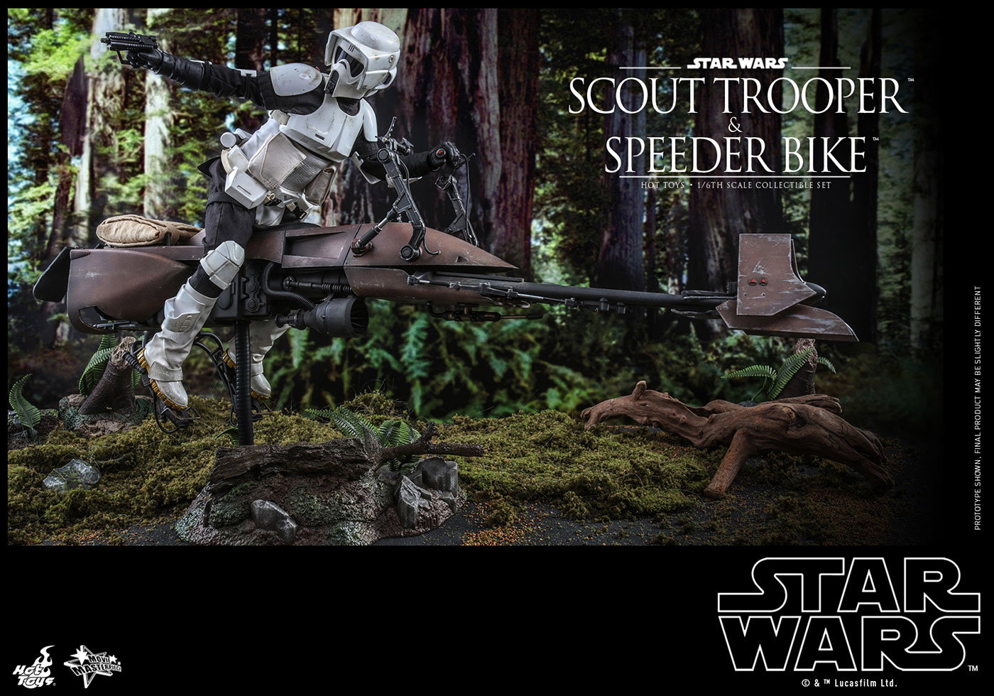 Star Wars / Episode VI Return Of The Jedi - Scout Trooper & Speeder Bike image 5