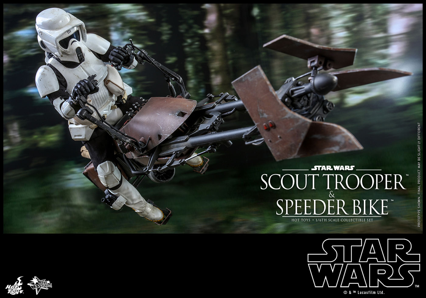 Star Wars / Episode VI Return Of The Jedi - Scout Trooper & Speeder Bike image 6