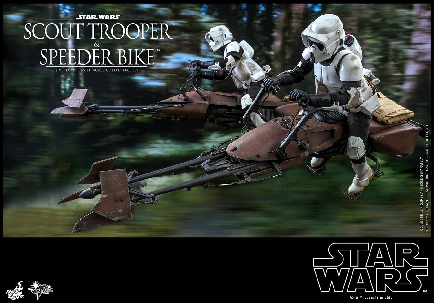 Star Wars / Episode VI Return Of The Jedi - Scout Trooper & Speeder Bike image 8