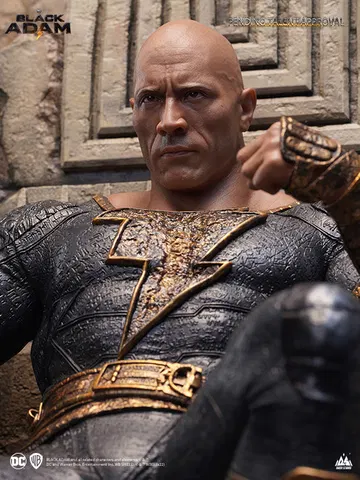 Black Adam On Throne