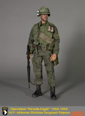 Operation Nevada Eagle 1968-1969 - 101st Airborne Division Sergeant Popeye
