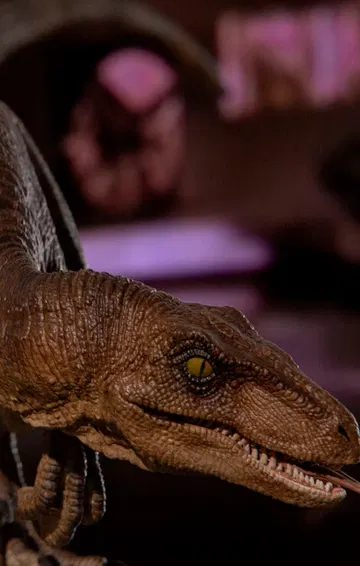 Crouching Velociraptor - Jurassic Park