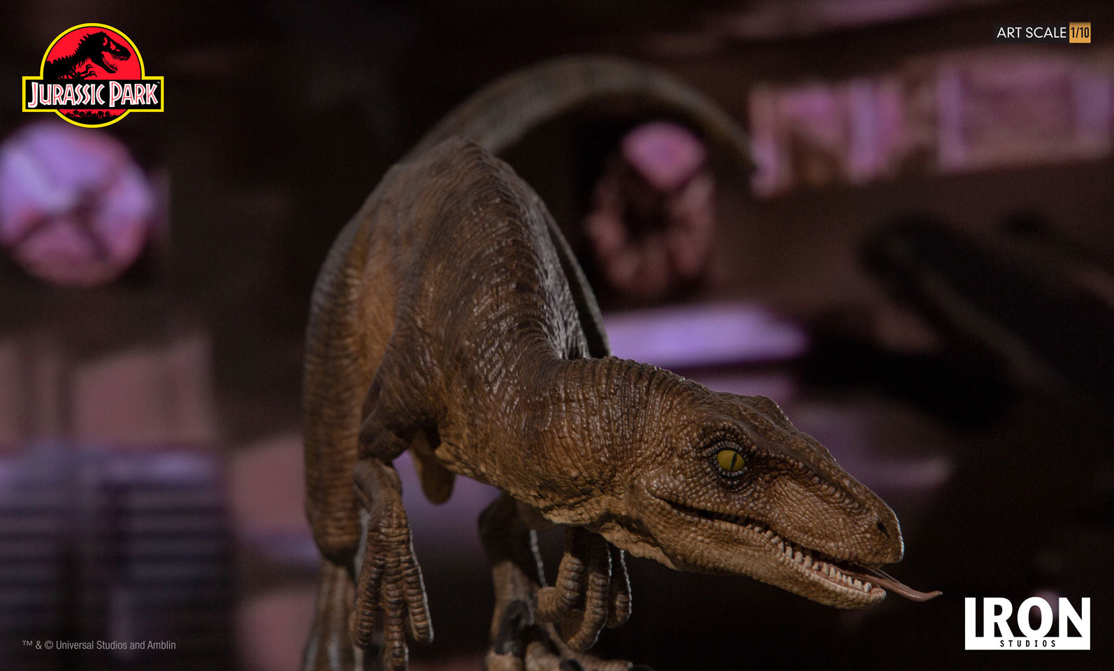 Crouching Velociraptor - Jurassic Park image 5