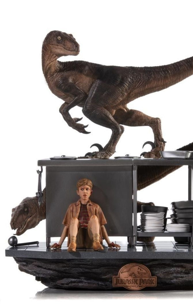 Velociraptors in the Kitchen Diorama - Jurassic Park image 2