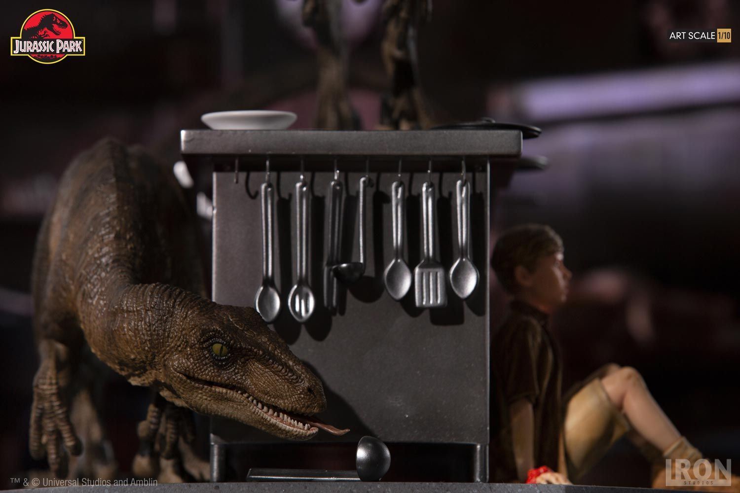 Velociraptors in the Kitchen Diorama - Jurassic Park image 5