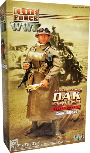 Afrikakorps DAK Motor Cycle Recon - Oberfeldwebel Johan Jergens