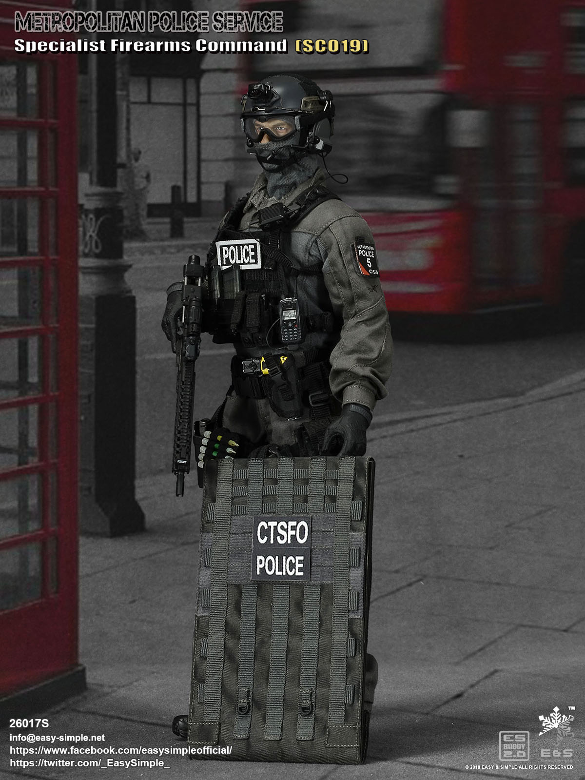 British Specialist Firearms Command Shieldman image 3