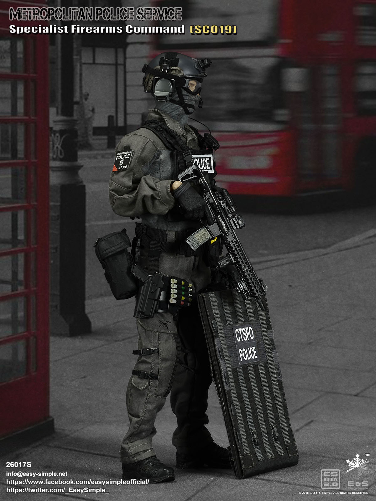 British Specialist Firearms Command Shieldman image 4