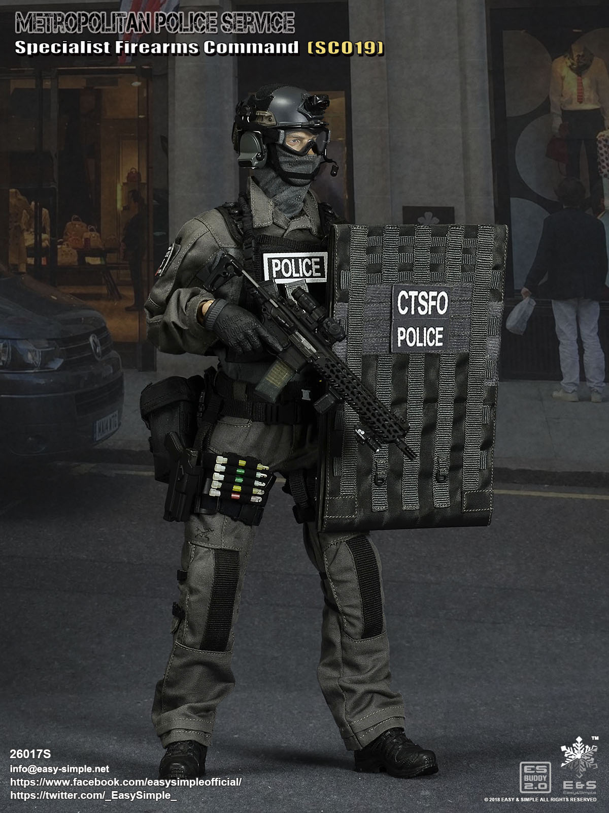 British Specialist Firearms Command Shieldman image 5