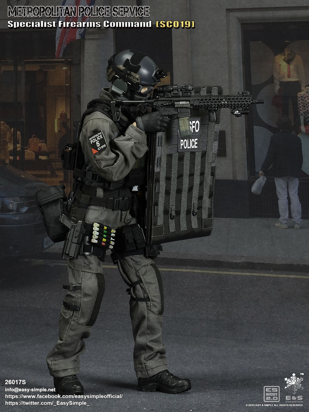 British Specialist Firearms Command Shieldman image 6