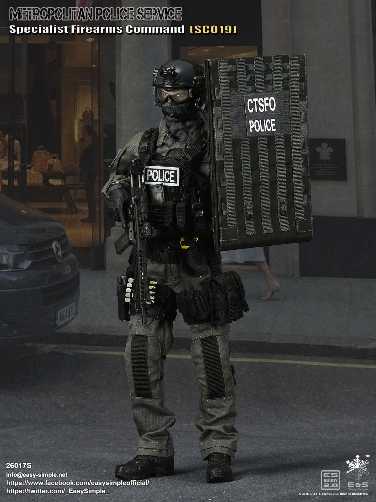 British Specialist Firearms Command Shieldman image 7