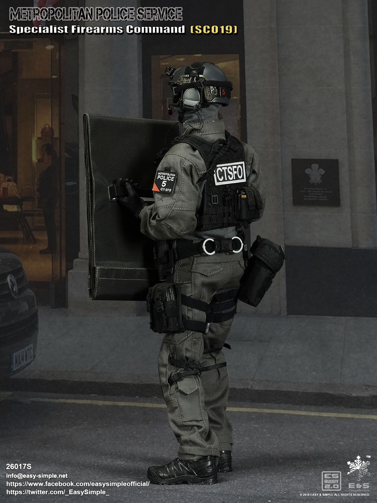 British Specialist Firearms Command Shieldman image 8