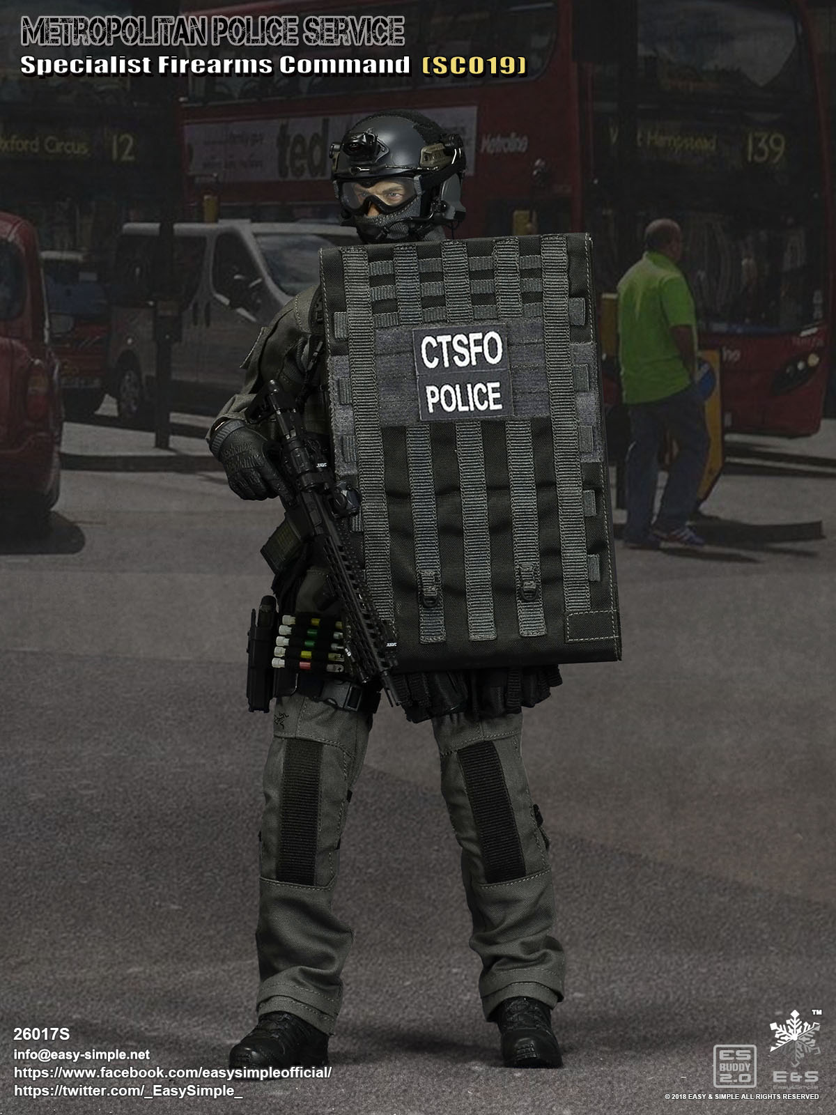 British Specialist Firearms Command Shieldman image 9