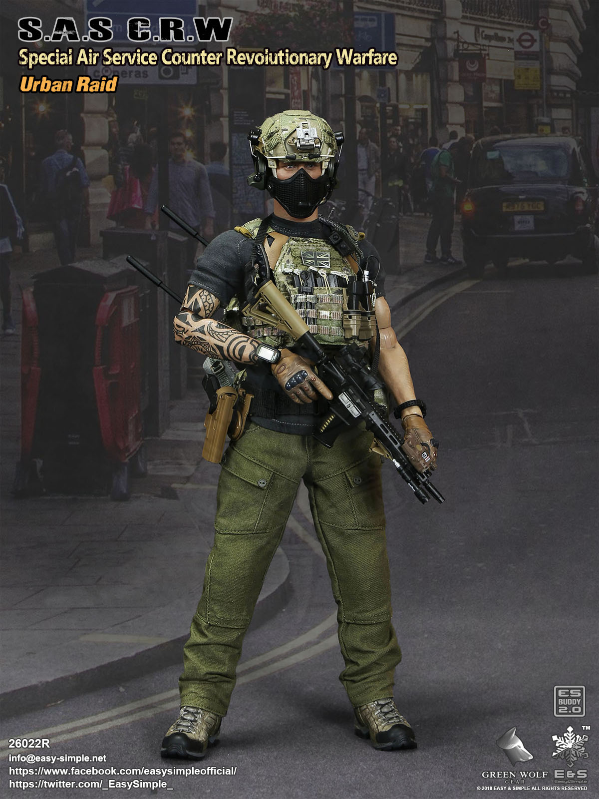 S.A.S Counter Revolutionary Warfare Urban Raid image 1