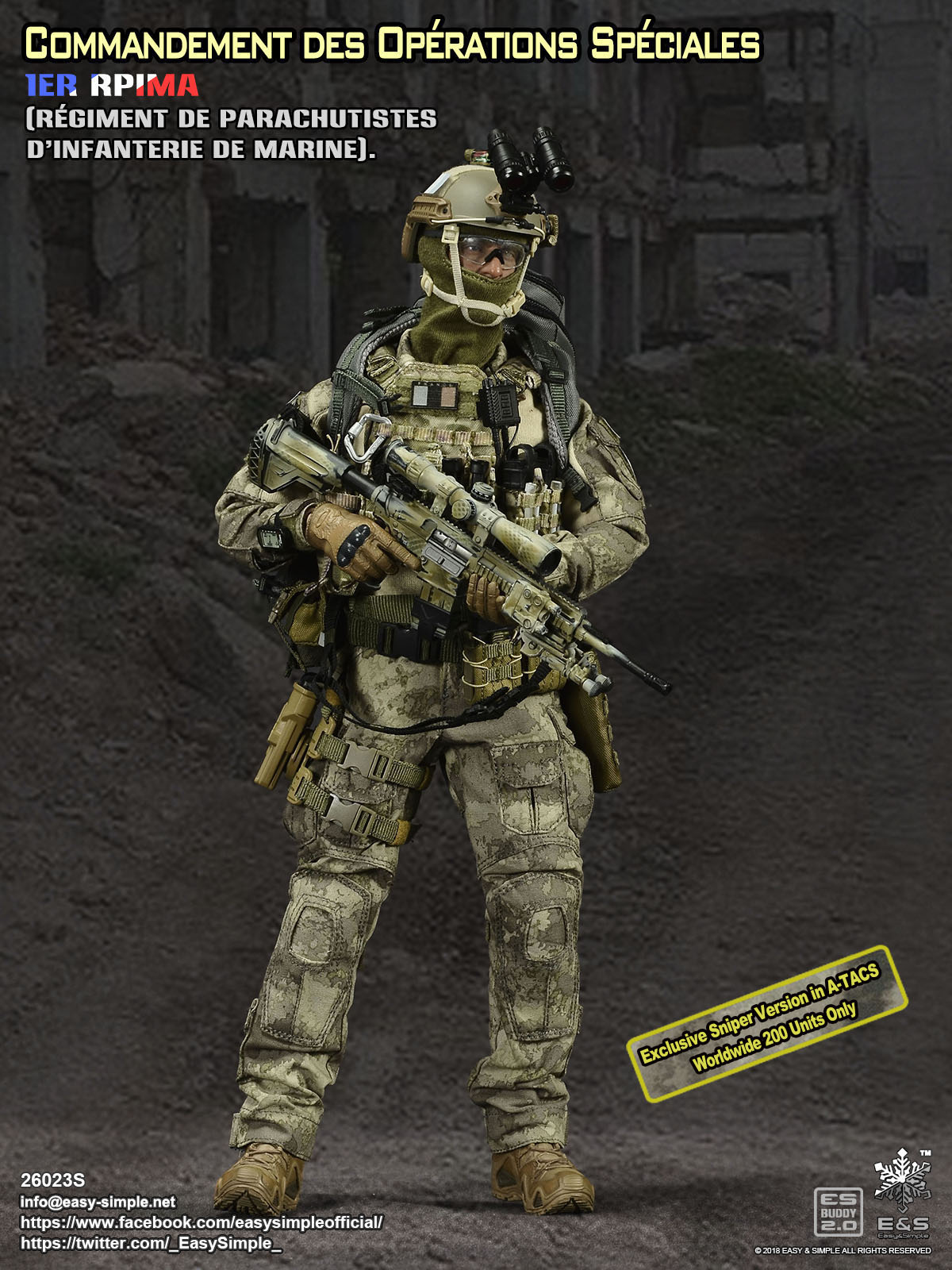 Commandement des Opérations Spéciales Exclusive Sniper Version in A-TACS image 2