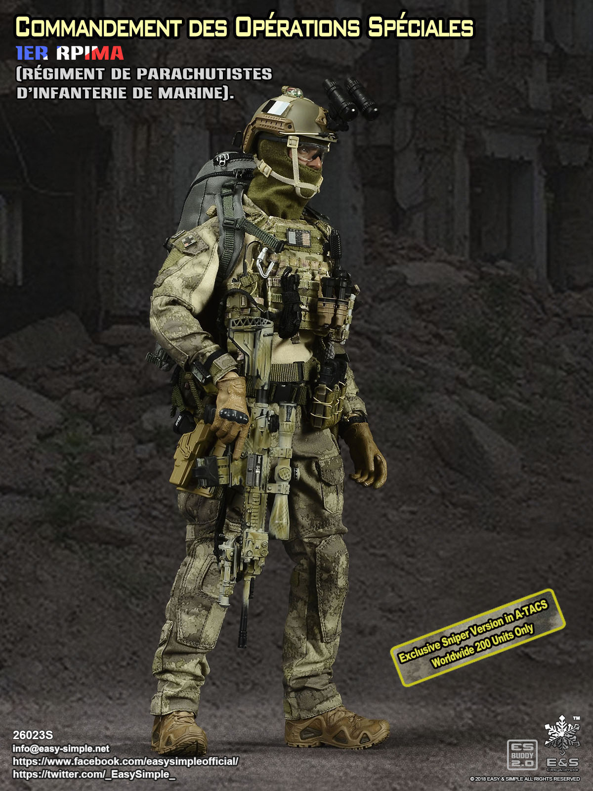 Commandement des Opérations Spéciales Exclusive Sniper Version in A-TACS image 3
