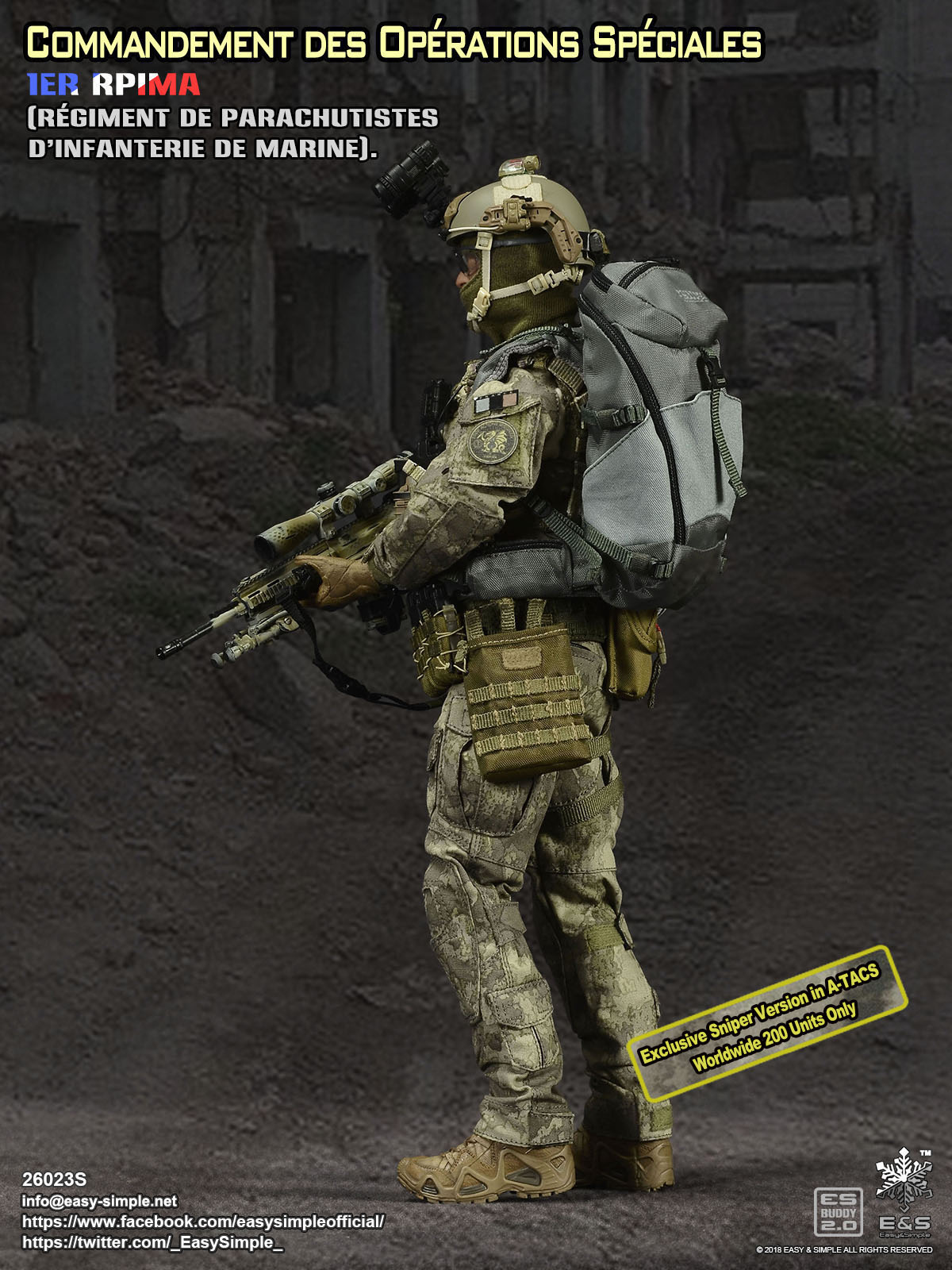 Commandement des Opérations Spéciales Exclusive Sniper Version in A-TACS image 4