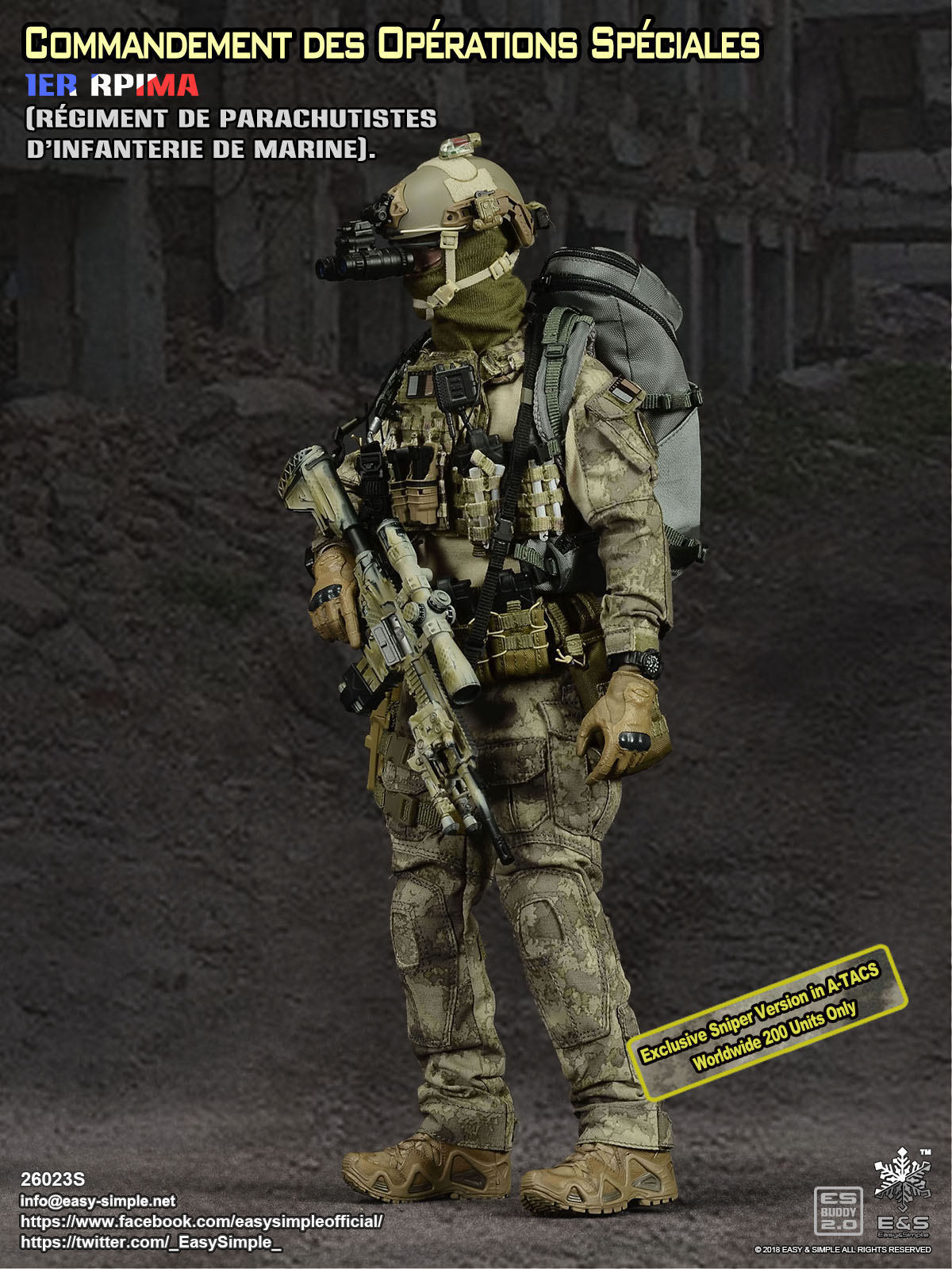 Commandement des Opérations Spéciales Exclusive Sniper Version in A-TACS image 5