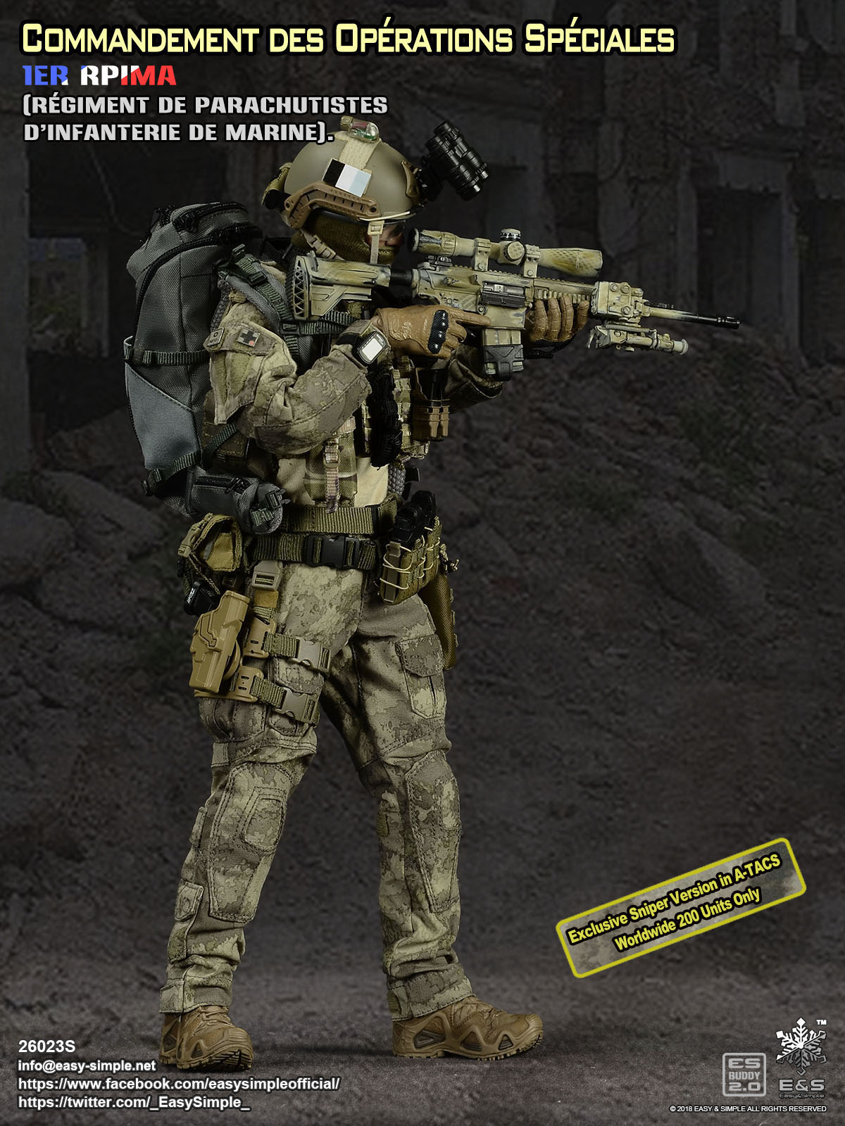 Commandement des Opérations Spéciales Exclusive Sniper Version in A-TACS image 7