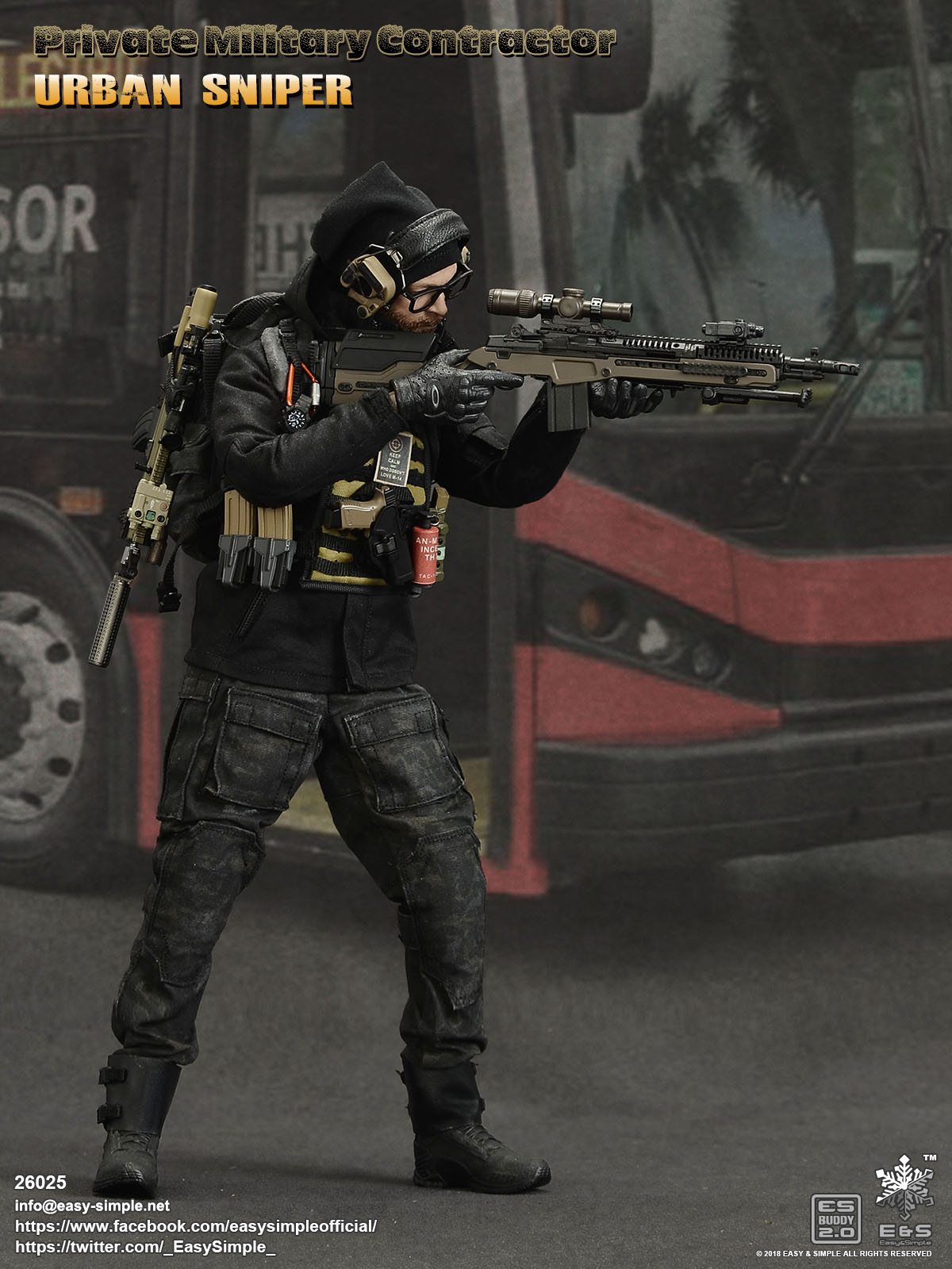 Private Military Contractor Urban Sniper image 7