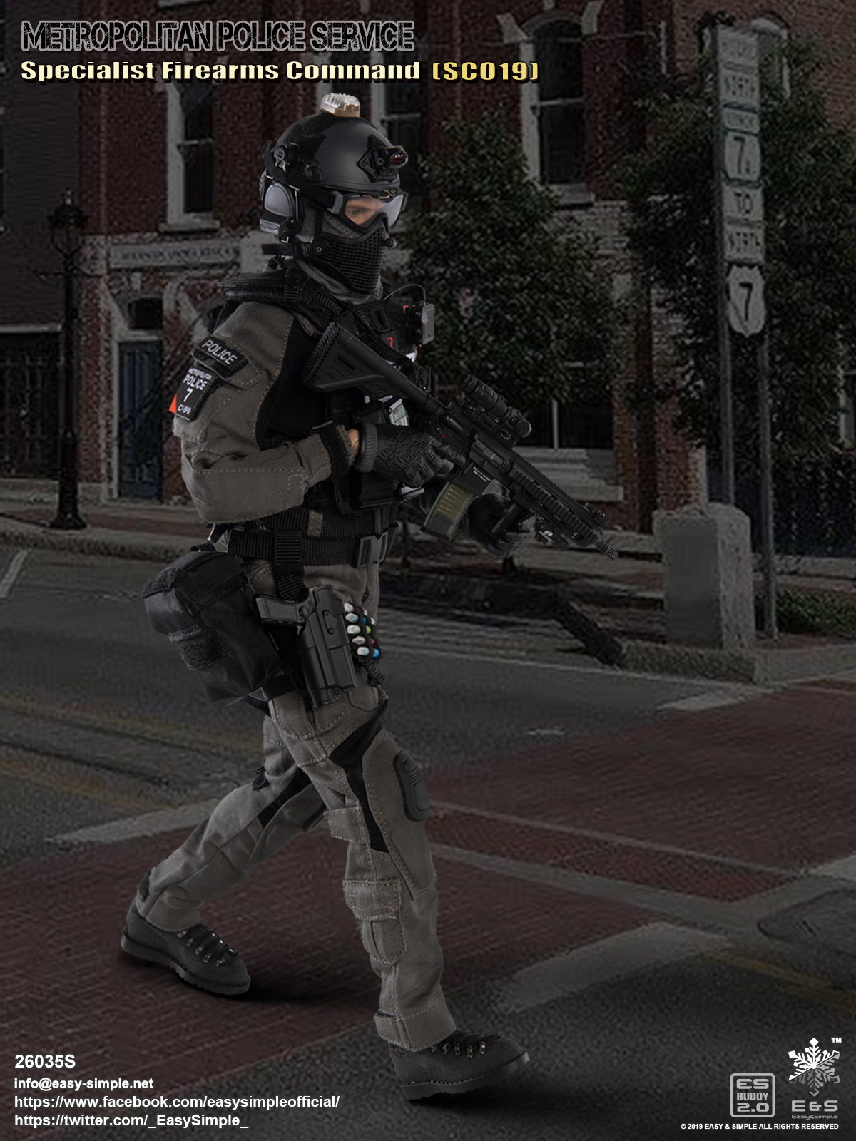 British Specialist Firearms Command SCO19 Urban Tactical Version image 4