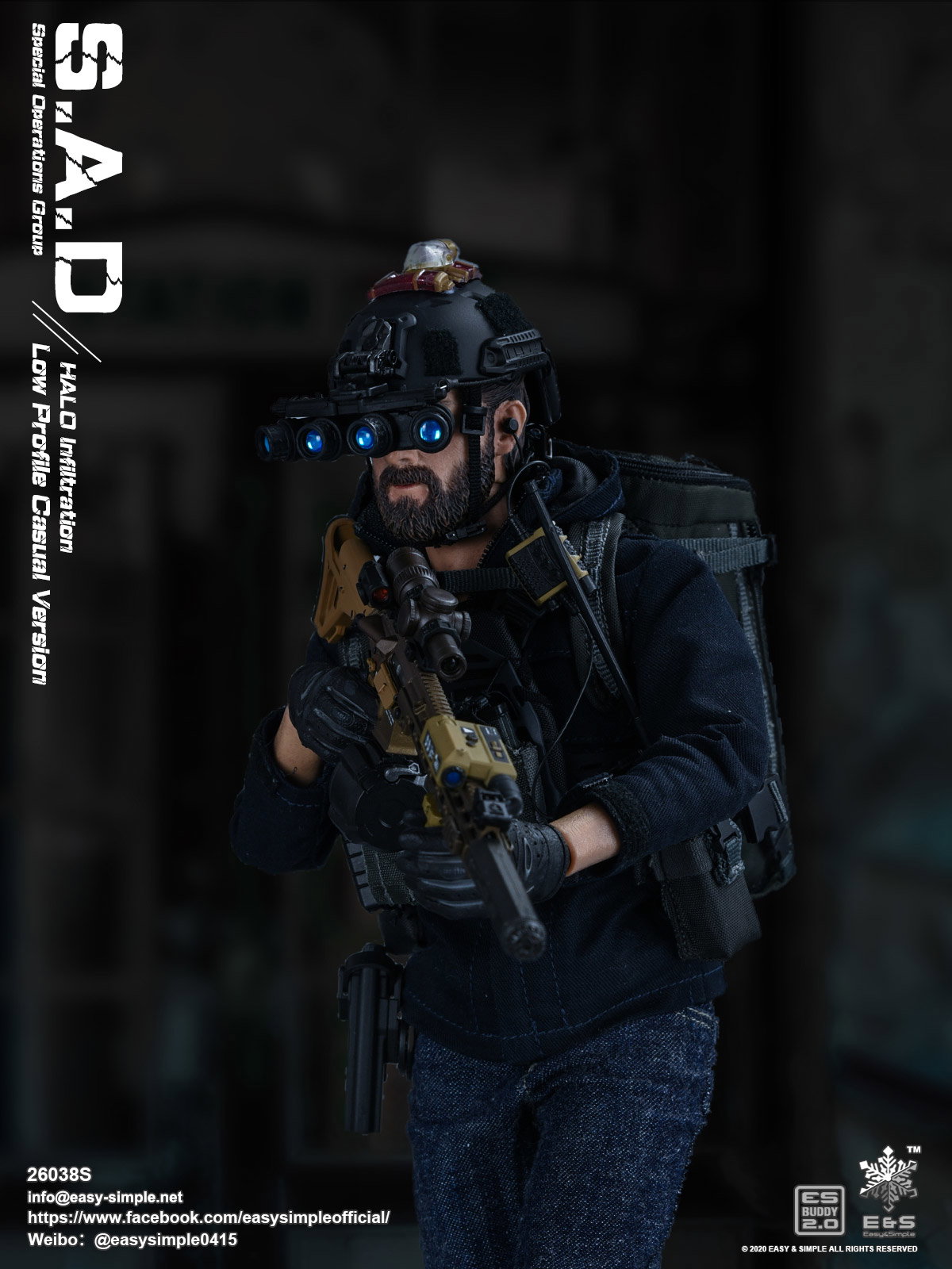 S.A.D Special Operation Group Low Profile Casual Version HALO Infiltration image 8