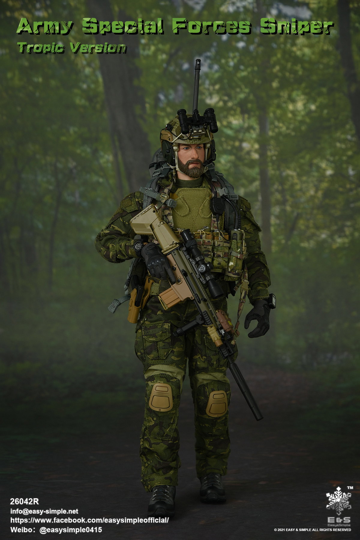 Army Special Forces Sniper Tropic Version image 2