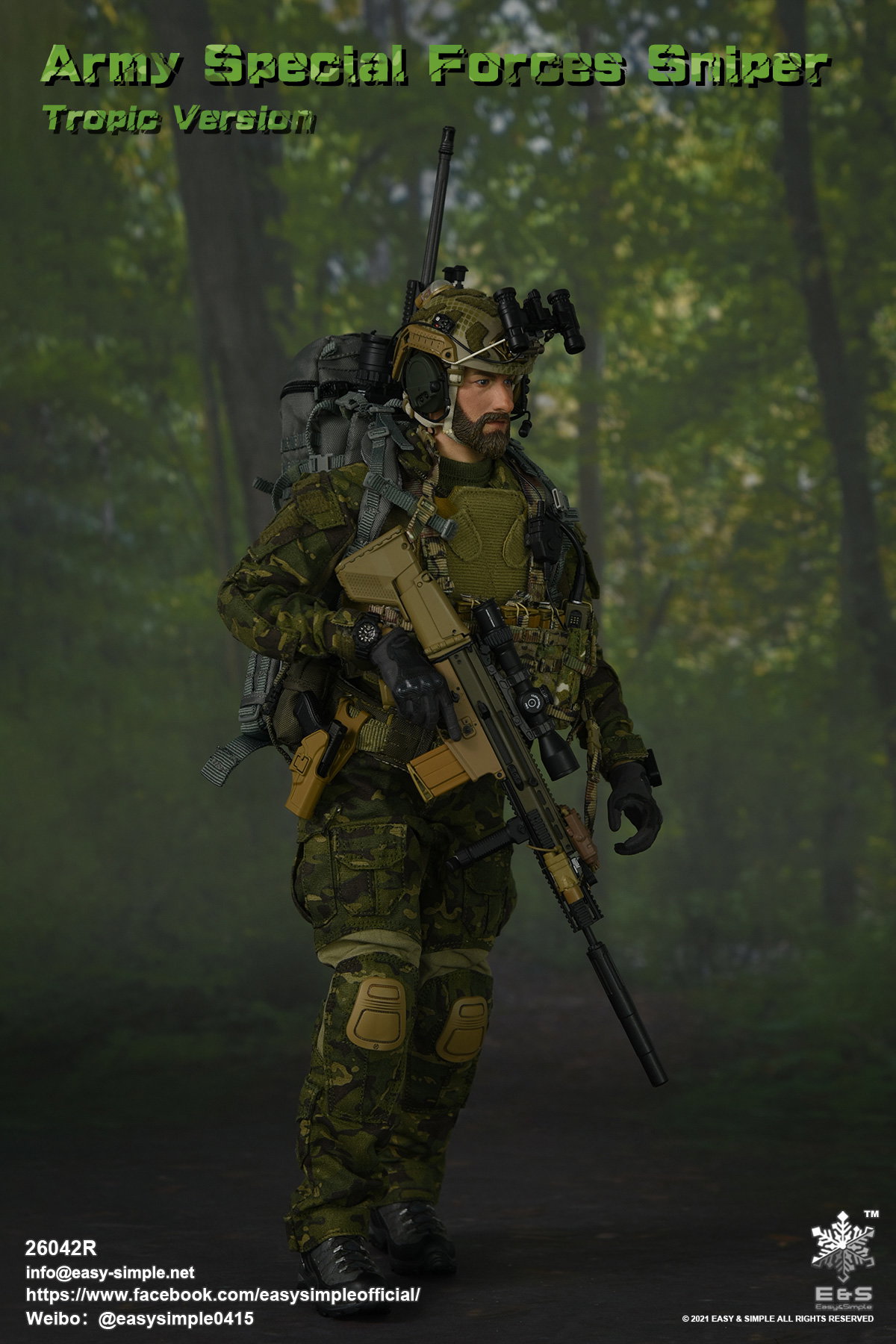 Army Special Forces Sniper Tropic Version image 3