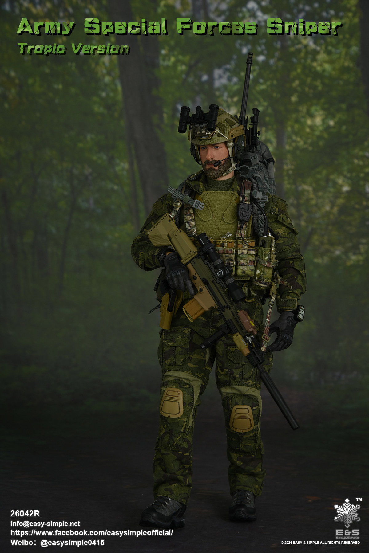 Army Special Forces Sniper Tropic Version image 4