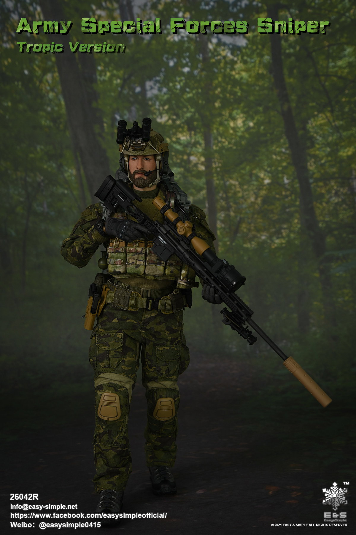 Army Special Forces Sniper Tropic Version image 7