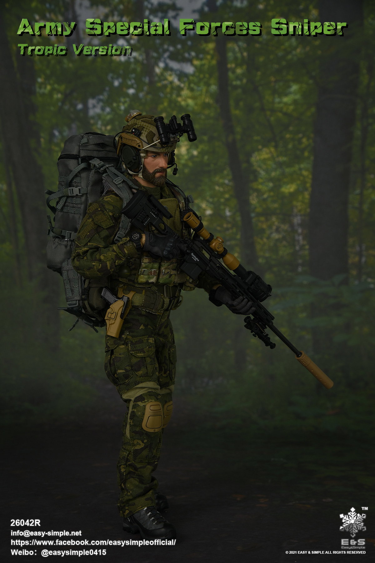 Army Special Forces Sniper Tropic Version image 9
