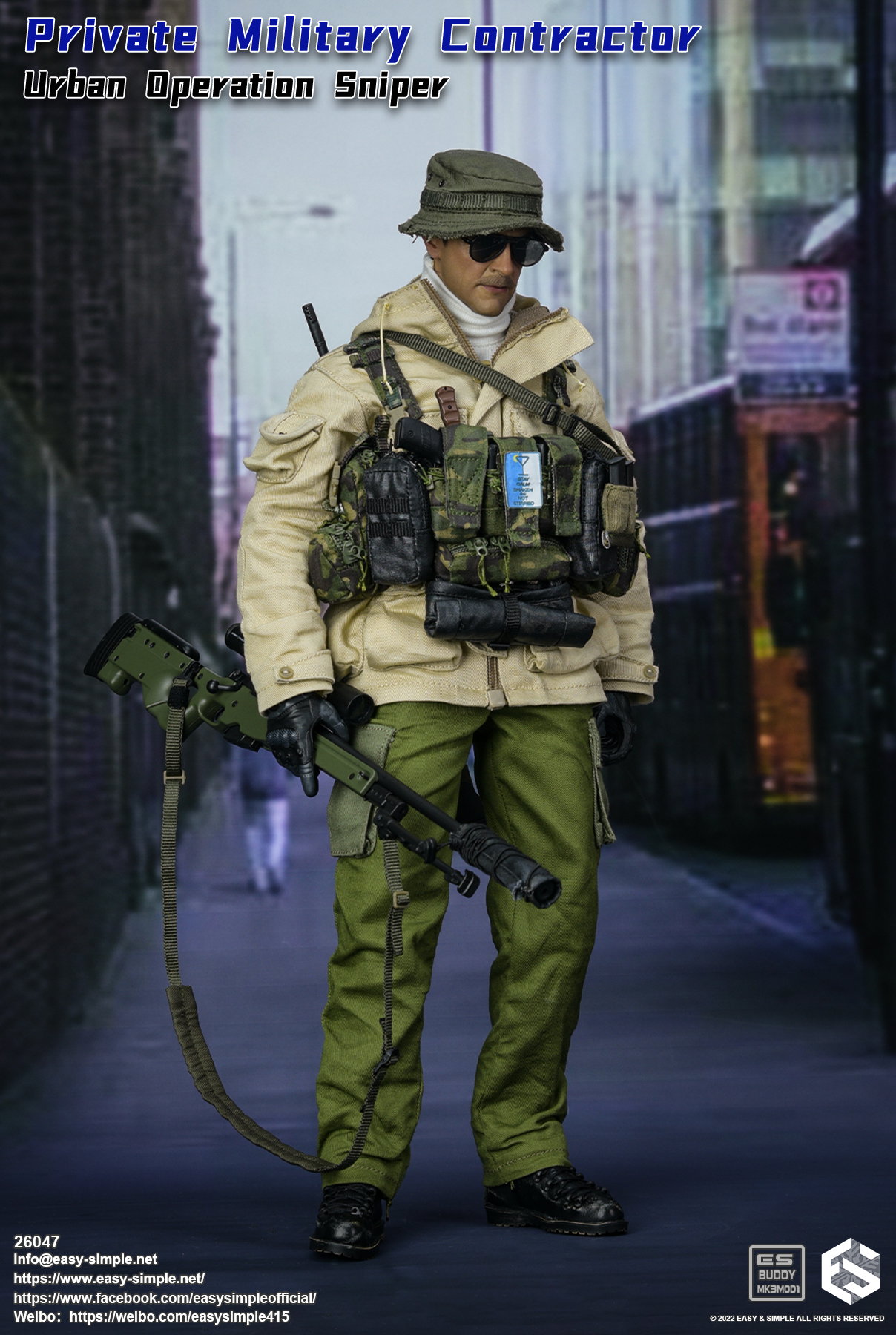 Private Military Contractor Urban Operation Sniper image 4