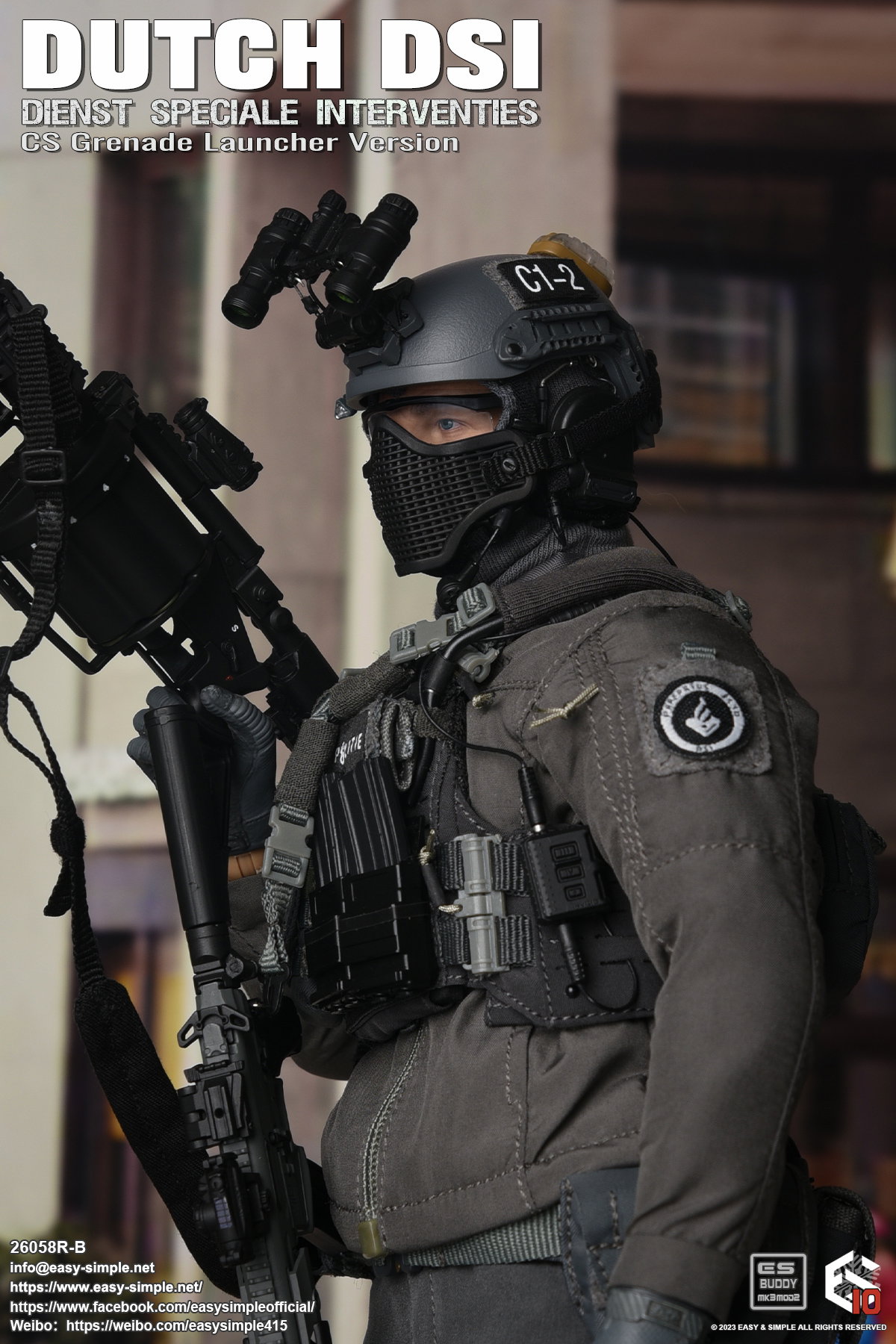 Dutch Dienst Speciale Interventies CS Grenade Launcher Version image 3