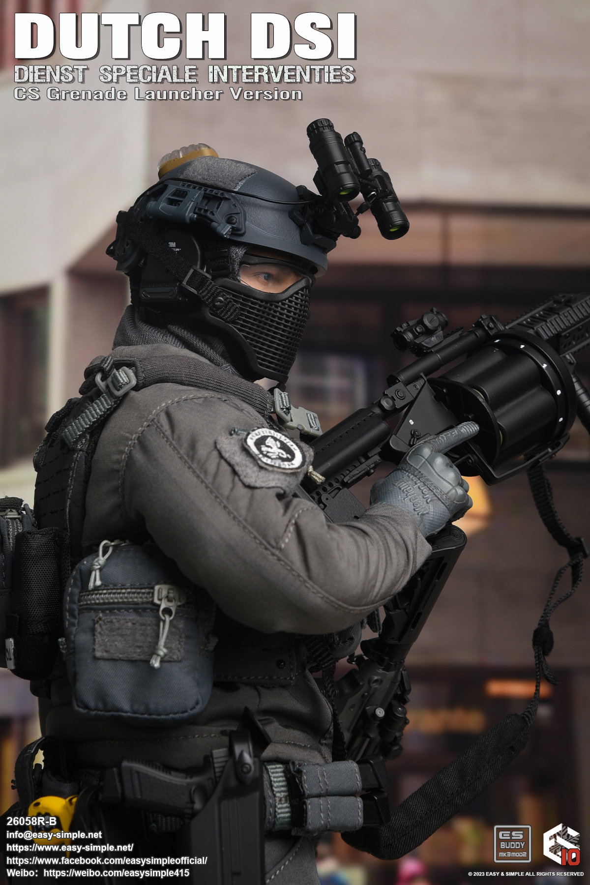 Dutch Dienst Speciale Interventies CS Grenade Launcher Version image 4