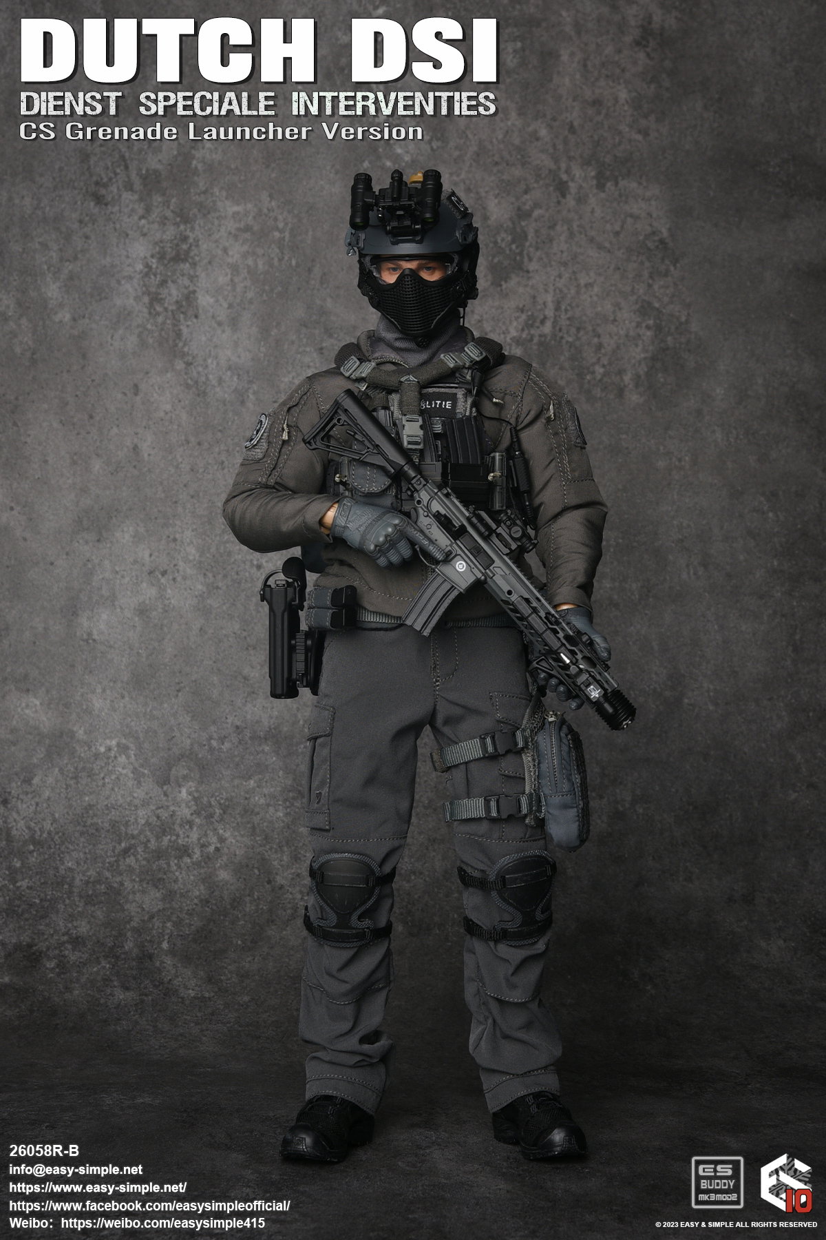Dutch Dienst Speciale Interventies CS Grenade Launcher Version image 7