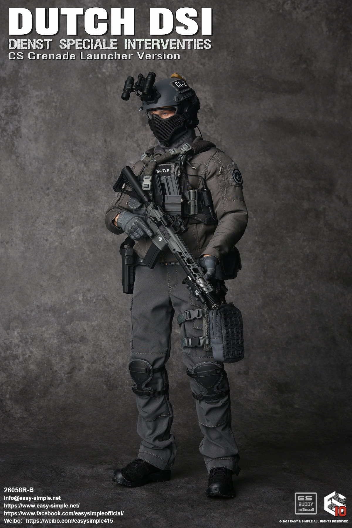 Dutch Dienst Speciale Interventies CS Grenade Launcher Version image 8