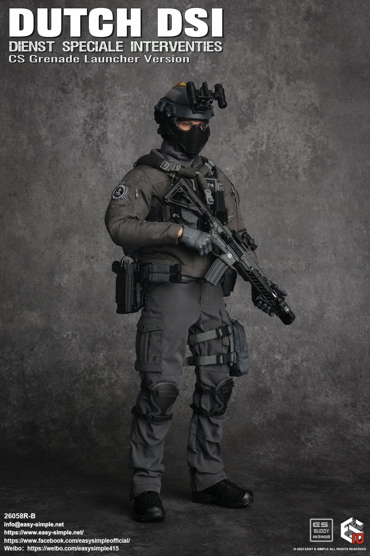 Dutch Dienst Speciale Interventies CS Grenade Launcher Version image 9
