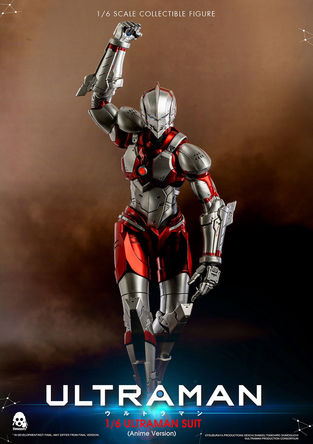Anime 'ULTRAMAN' FigZero 1/6 ULTRAMAN SUIT (Anime Version) image 5