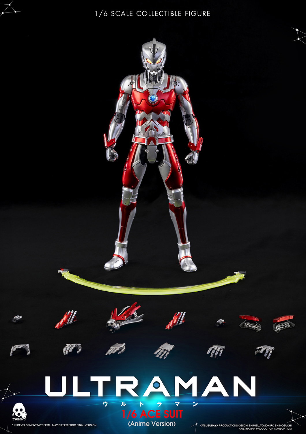 Anime 'ULTRAMAN' FigZero 1/6 ACE SUIT (Anime Version) image 2
