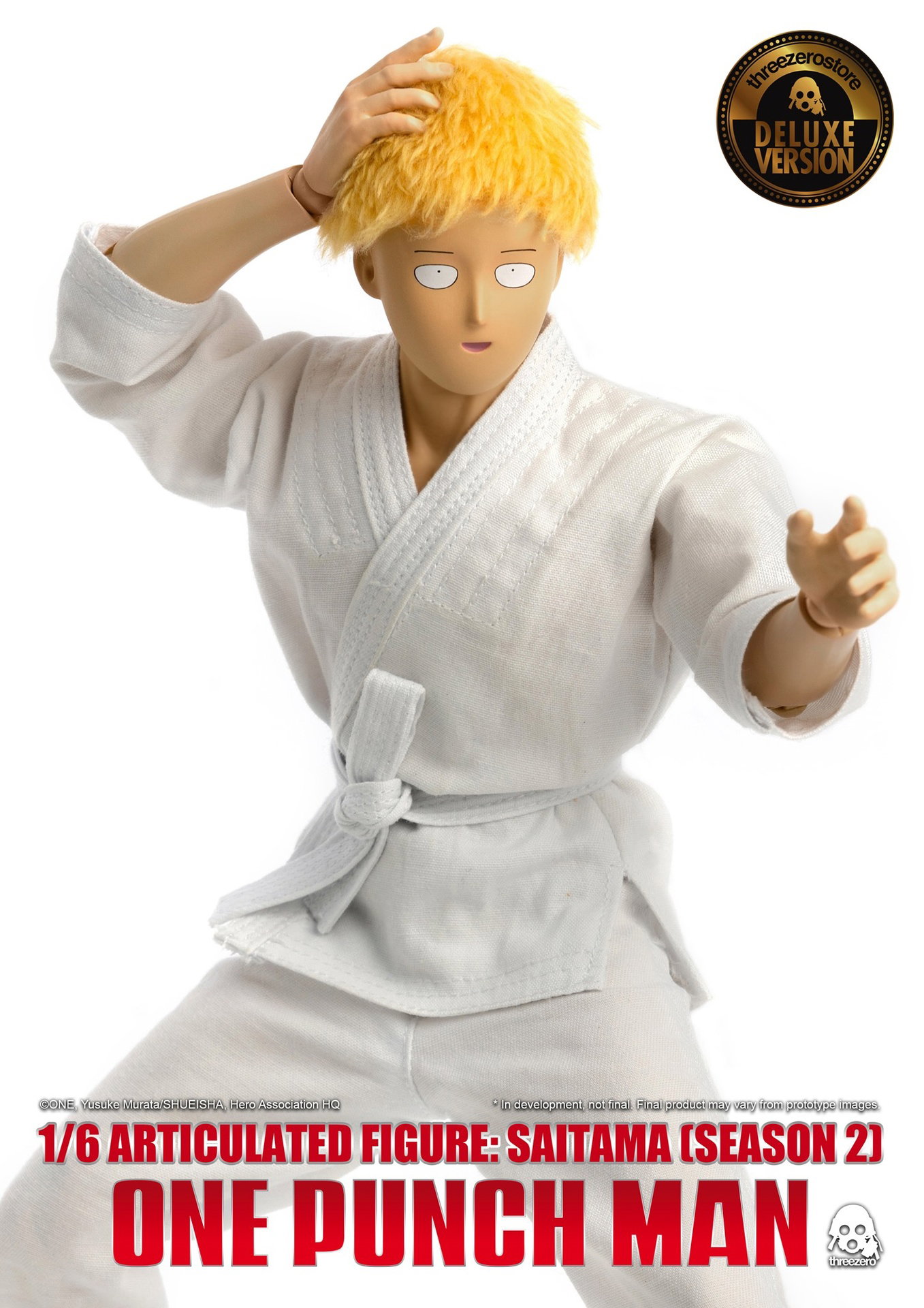One-Punch Man 1/6 Articulated Figure: Saitama (SEASON 2) Deluxe edition image 4