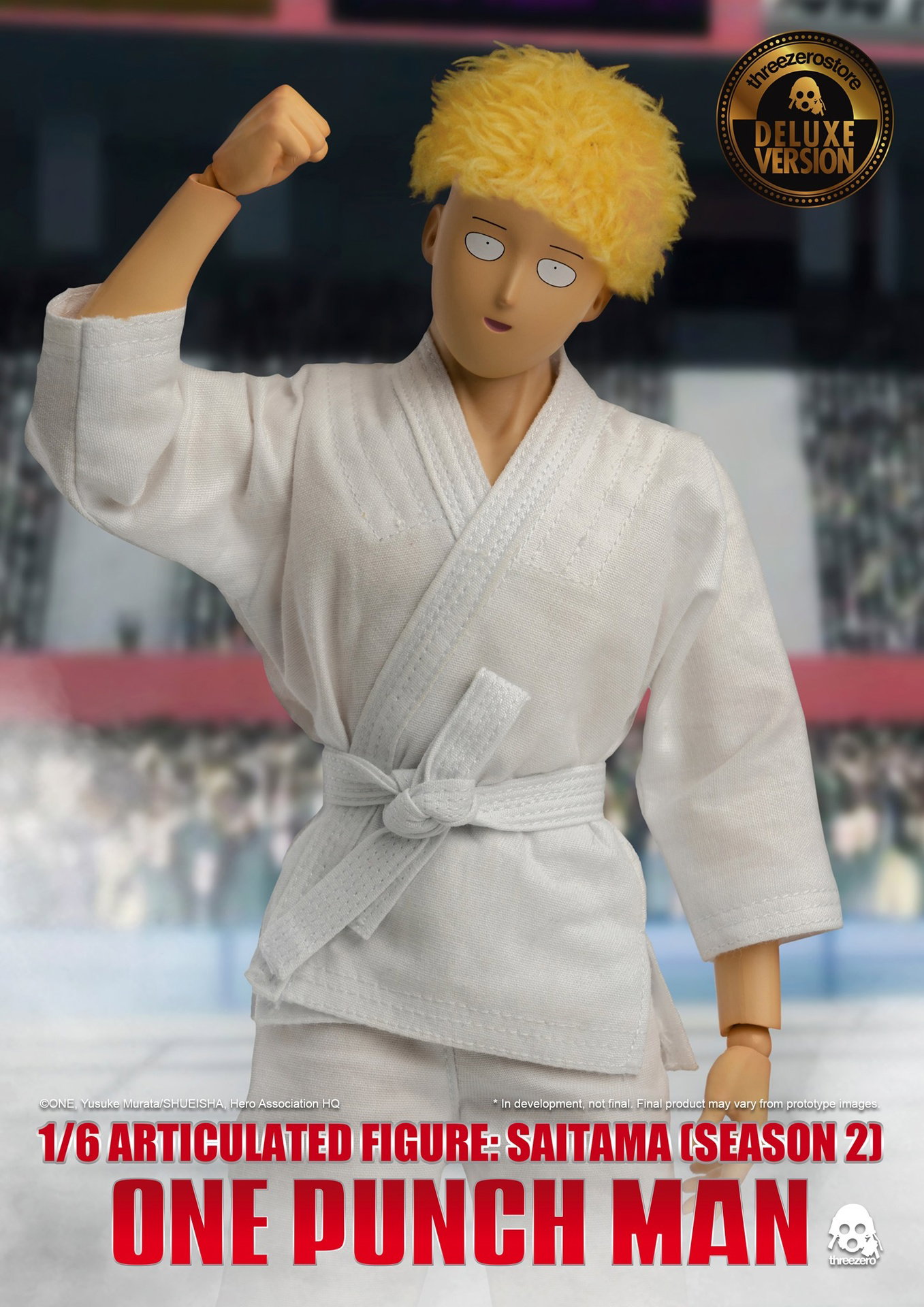 One-Punch Man 1/6 Articulated Figure: Saitama (SEASON 2) Deluxe edition image 5