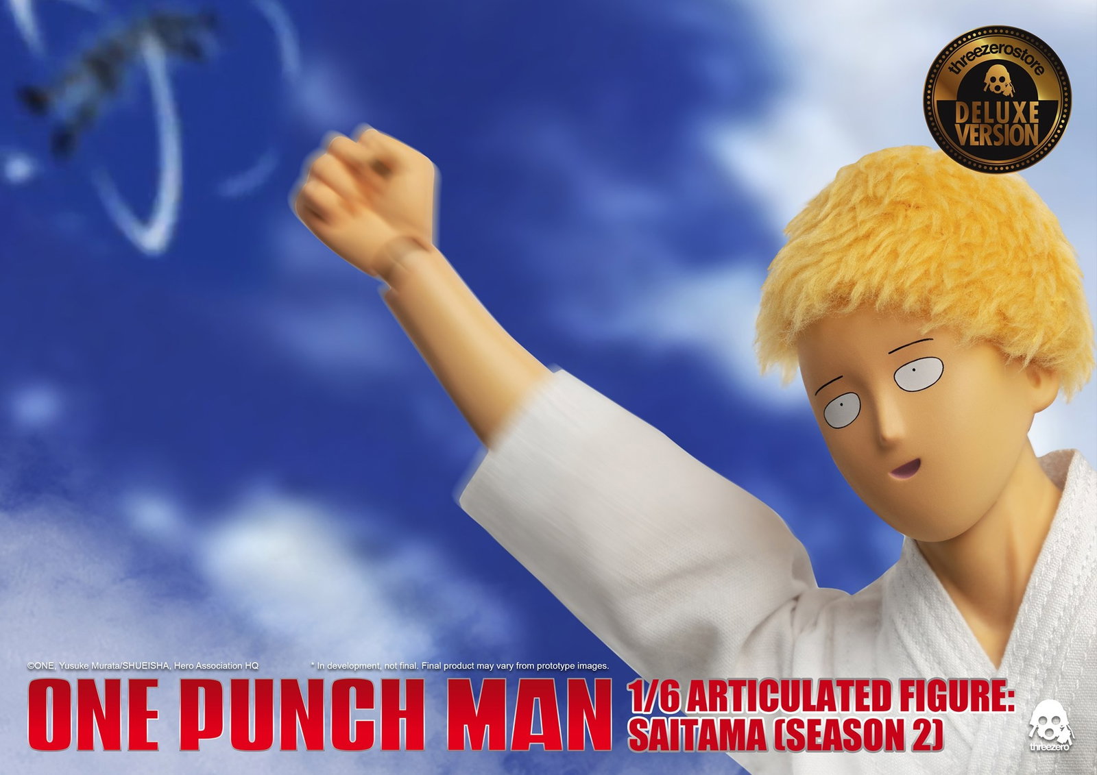 One-Punch Man 1/6 Articulated Figure: Saitama (SEASON 2) Deluxe edition image 6