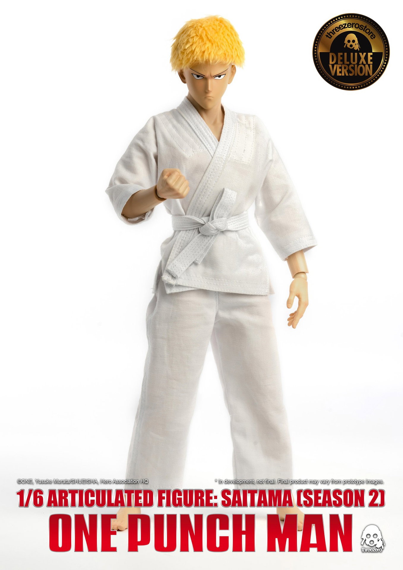 One-Punch Man 1/6 Articulated Figure: Saitama (SEASON 2) Deluxe edition image 8