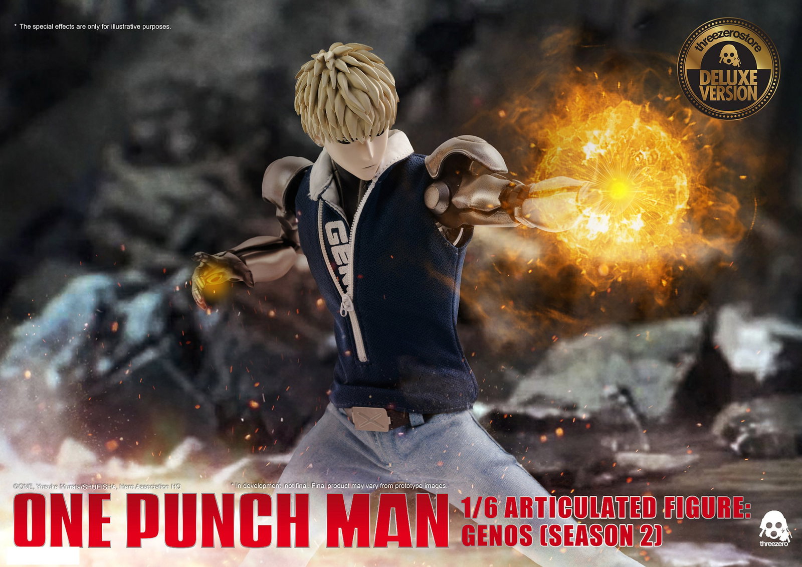 ONE-PUNCH MAN 1/6 Articulated Figure: Genos (SEASON 2) Deluxe Version image 6